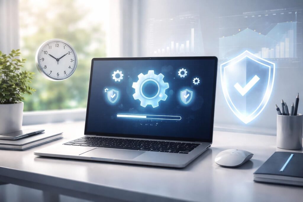 découvrez les avantages d'automatiser les mises à jour système pour garantir la sécurité, la performance et la fiabilité de vos équipements informatiques.