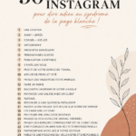 Un collage inspirant d'idées de contenu Instagram.