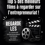 Cinéma inspirant sur l'entrepreneuriat avec une affiche de film