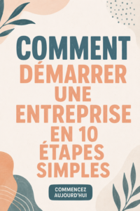 Femme discutant des étapes pour lancer son entreprise, entourée de notes et d'un ordinateur.