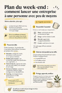 Femme souriante au travail sur son projet d'entreprise personnelle