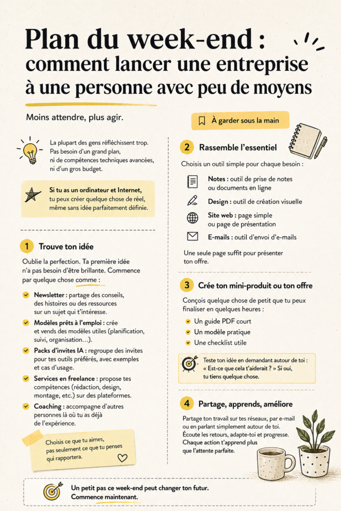 Femme souriante au travail sur son projet d'entreprise personnelle