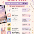Interface esthétique d'applications pour étudiants sur iPad
