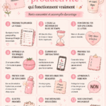 Femme souriante travaillant sur un planificateur pour améliorer sa productivité