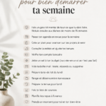 Un dimanche paisible avec une tasse de thé et un planner