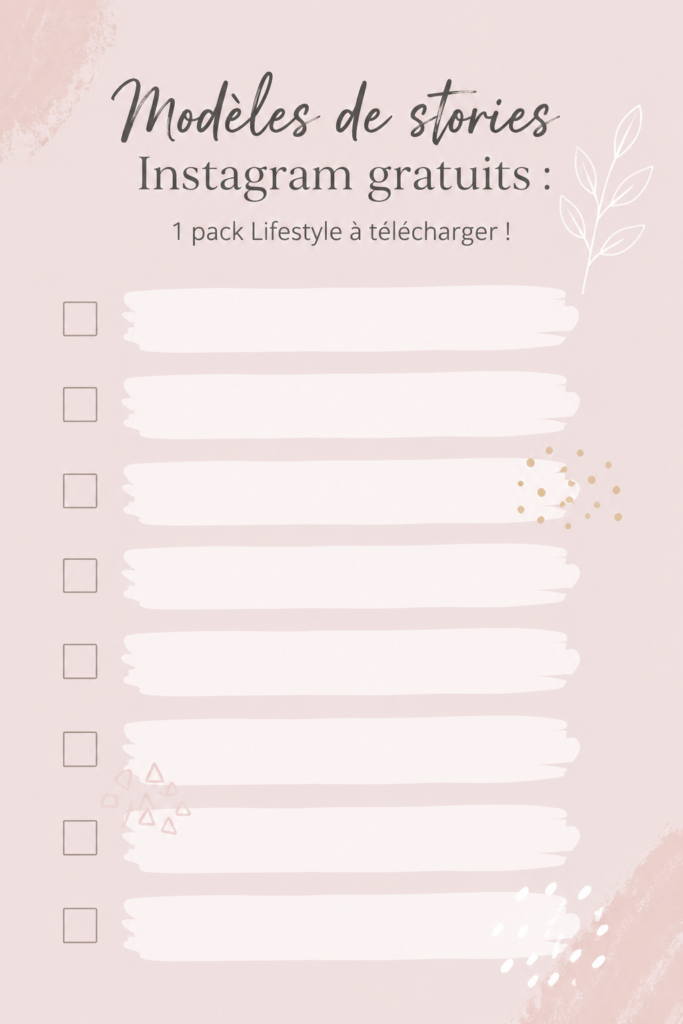 Modèles Instagram gratuits pour des stories engageantes