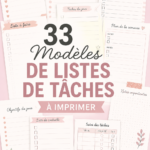 Exemple de modèle de liste de tâches à imprimer, conçu pour organiser efficacement son quotidien.