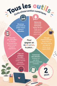 Utilisation d'outils numériques pour faciliter la vie quotidienne.