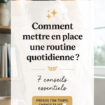 Femme souriante s'installant dans une routine quotidienne apaisante.