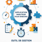 Une capture d'écran d'une application de minuterie en ligne utilisée pour la gestion du temps.