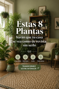 Intérieur de maison lumineux avec des plantes variées qui apportent du style