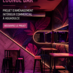 Photo du bar Malasaña avec une décoration design et chaleureuse.