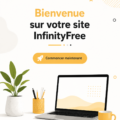 Capture d'écran de l'interface d'InfinityFree montrant les fonctionnalités disponibles pour créer un site web.