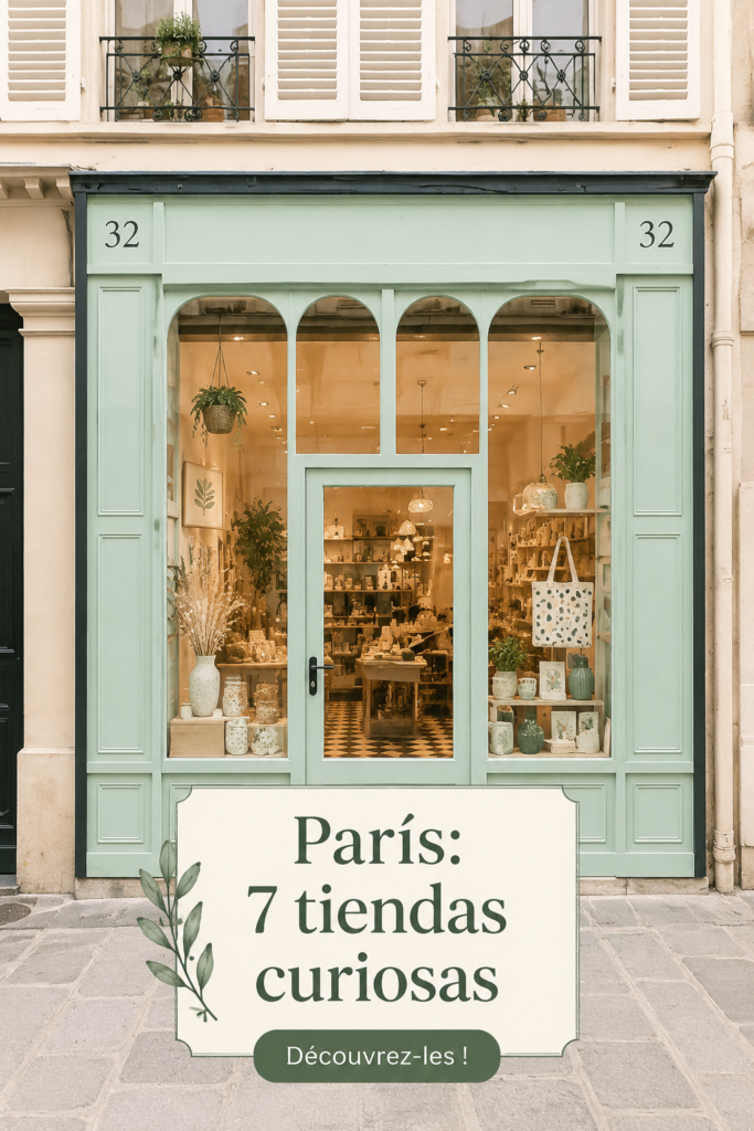 Image de l'une des boutiques insolites de Paris, décorée de façon unique