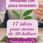 Femme souriante travaillant sur son projet entrepreneurial avec peu d'investissement.