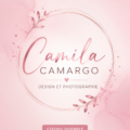 Échantillon de logo design par Camila Camargo, reflétant créativité et professionnalisme.