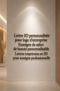 Logo personnalisé d'un salon de beauté, design moderne et élégant.
