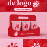 Logo coloré et moderne illustrant la créativité et l'identité de marque.