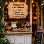 Exemples de noms créatifs pour une entreprise de desserts