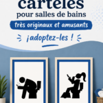Panneaux décoratifs originaux dans une salle de bain moderne.