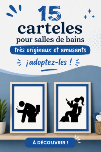 Panneaux décoratifs originaux dans une salle de bain moderne.