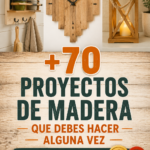 Une sélection inspirante de projets en bois pour la création et le travail manuel