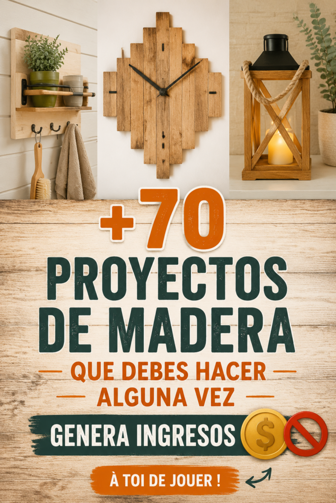 Une sélection inspirante de projets en bois pour la création et le travail manuel