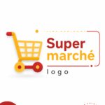 Vue extérieure d'un supermarché U avec des clients satisfaits