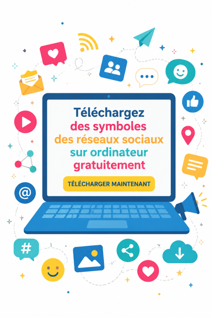 Icônes de réseaux sociaux téléchargeables pour ordinateur