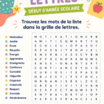 Jeune élève travaillant sur une feuille d'activités de lettres pour la rentrée scolaire.