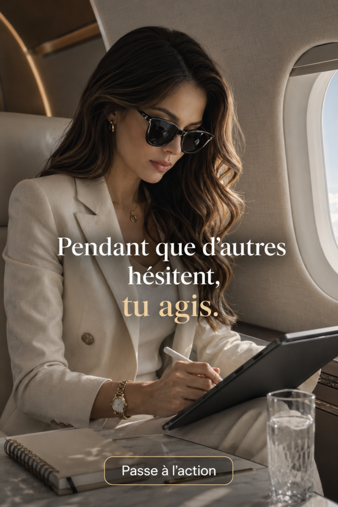 Femme d'affaires prenant des notes et planifiant son action pour réussir