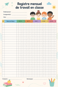 Une femme travaillant sur son calendrier de travail avec un ordinateur et des notes.
