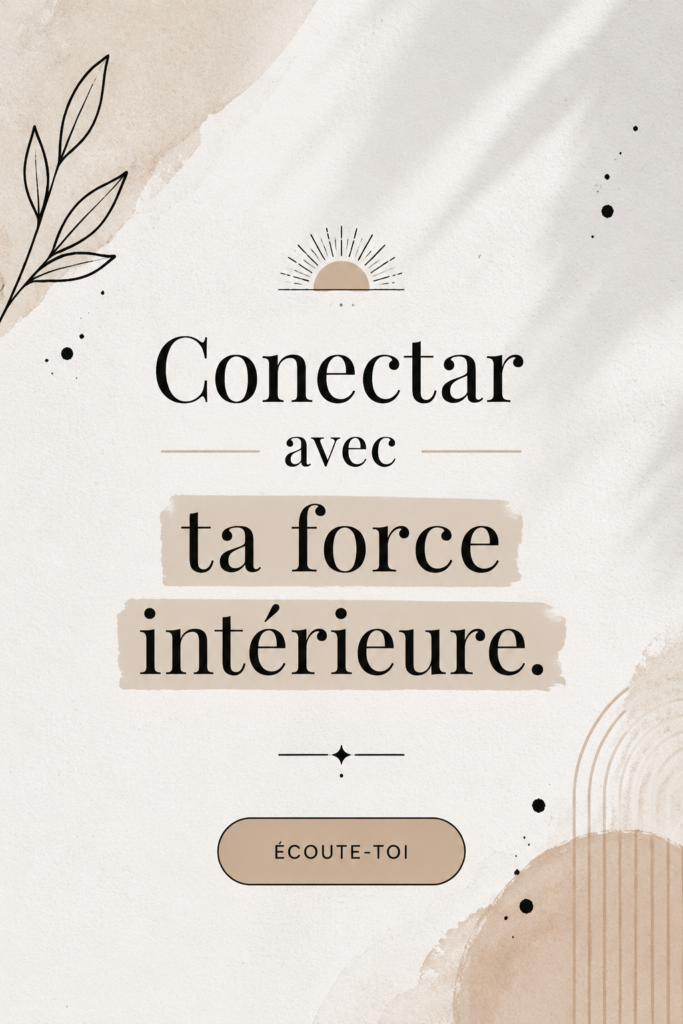 Femme méditant, connectant avec sa force intérieure pour améliorer son bien-être.