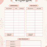 Femme utilisant une page de suivi d'épargne sur son bureau.