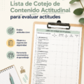 Femme utilisant une liste de vérification pour évaluer des attitudes dans une réunion
