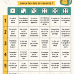 Une enseignant(e) joue avec des élèves à un jeu de dés pour stimuler l'apprentissage en classe.