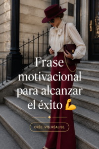 Image d'une citation inspirante sur un fond apaisant, évoquant la motivation au féminin.