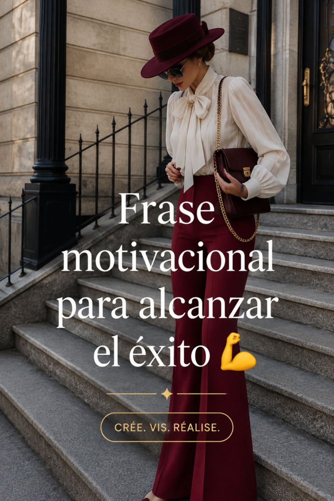 Image d'une citation inspirante sur un fond apaisant, évoquant la motivation au féminin.