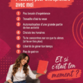 Femmes réunies pour discuter d'entrepreneuriat et de collaboration