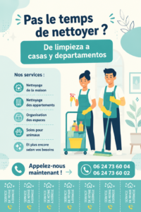Femme entrepreneur lançant un service de nettoyage pour maisons et appartements