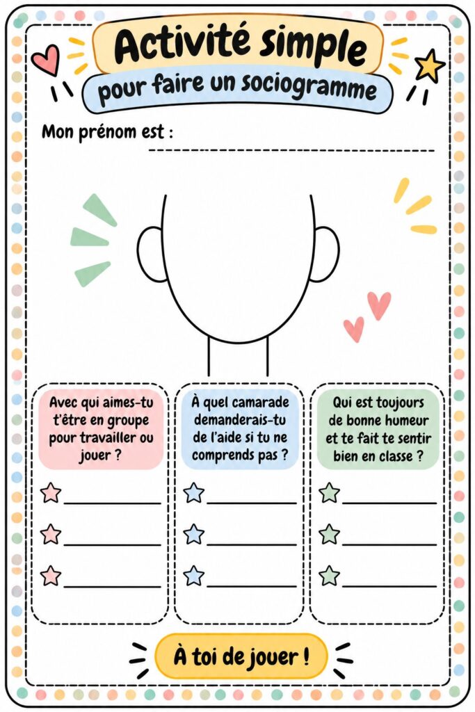 Femme utilisant un sociogramme pour organiser ses relations professionnelles.