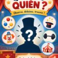 Une femme animant un jeu 'Qui est qui?' lors d'un atelier