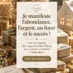 Une femme méditant dans un espace lumineux, symbolisant la manifestation des succès et de l'abondance.