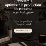 Femme d'affaires consultant son compte Instagram sur smartphone pour optimiser son contenu.