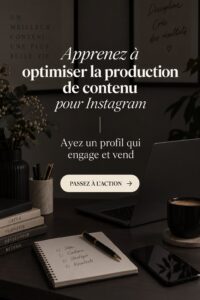 Femme d'affaires consultant son compte Instagram sur smartphone pour optimiser son contenu.