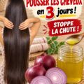 Femme appliquant un remède naturel sur ses cheveux longs et brillants