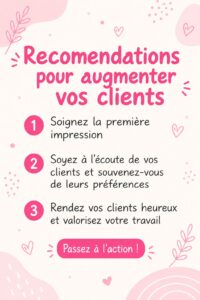 Femmes entrepreneures discutant de stratégies pour attirer des clients.